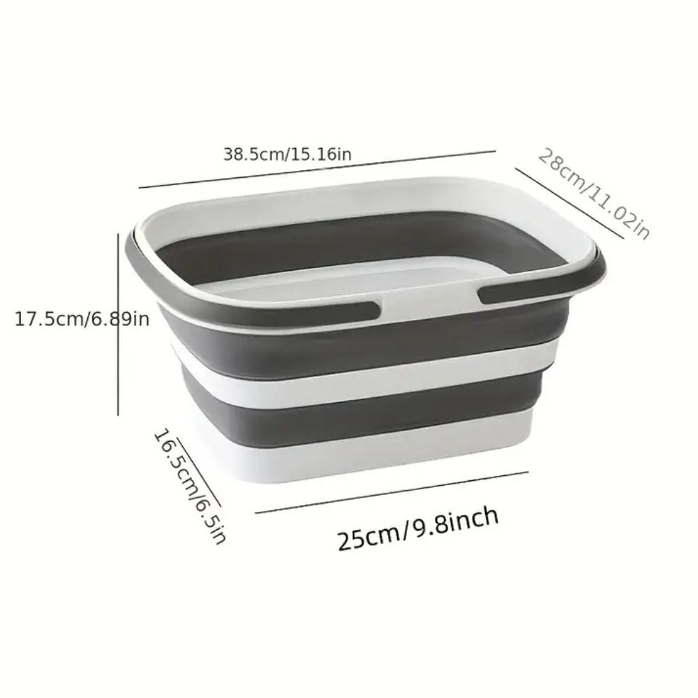 FlexTote - Collapsible Utility Basket - Modern Style - Space Saving