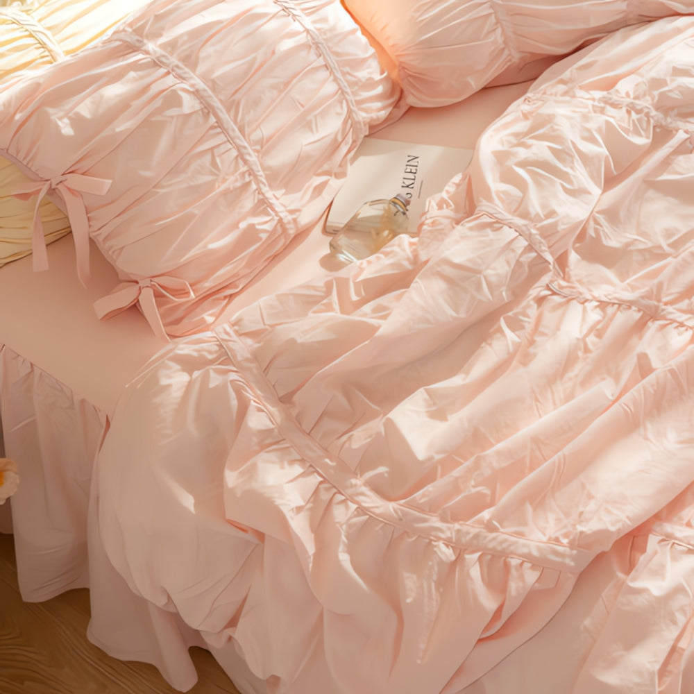 RoyalRuffle – Vintage Lace Bedding 4-Piece Set