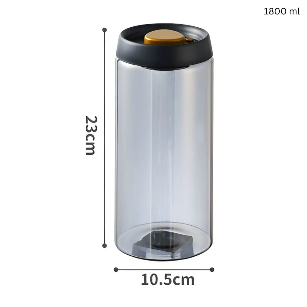 AeroVac Coffee Canister - Vacuum-Sealed Glass, Airtight Storage 8