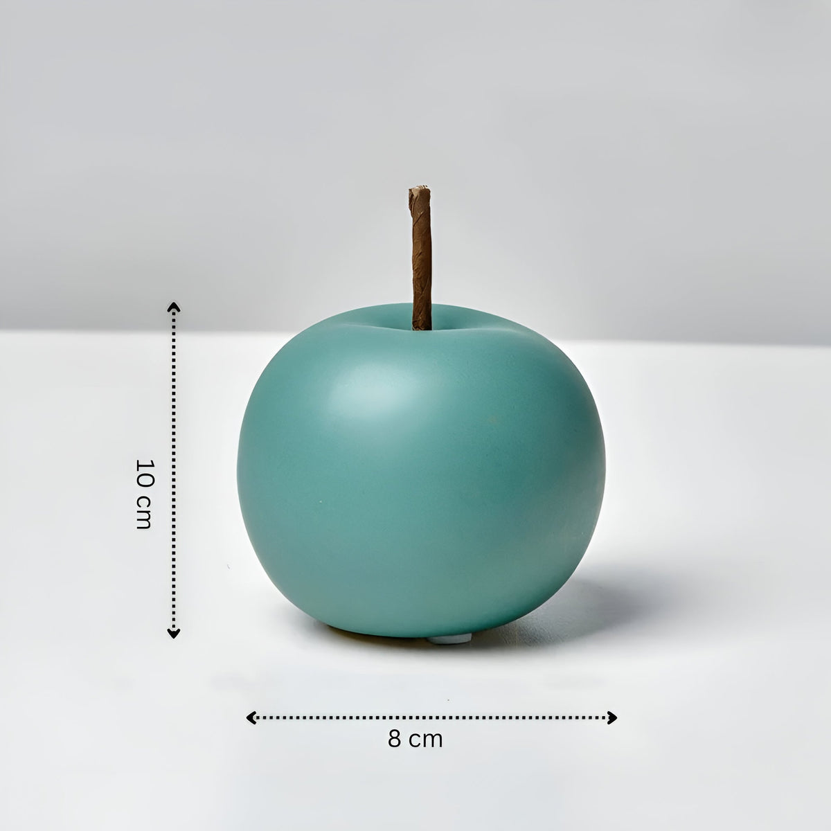 Artis Apple Ornament - Handcrafted Ceramic, Pastel Hues 9
