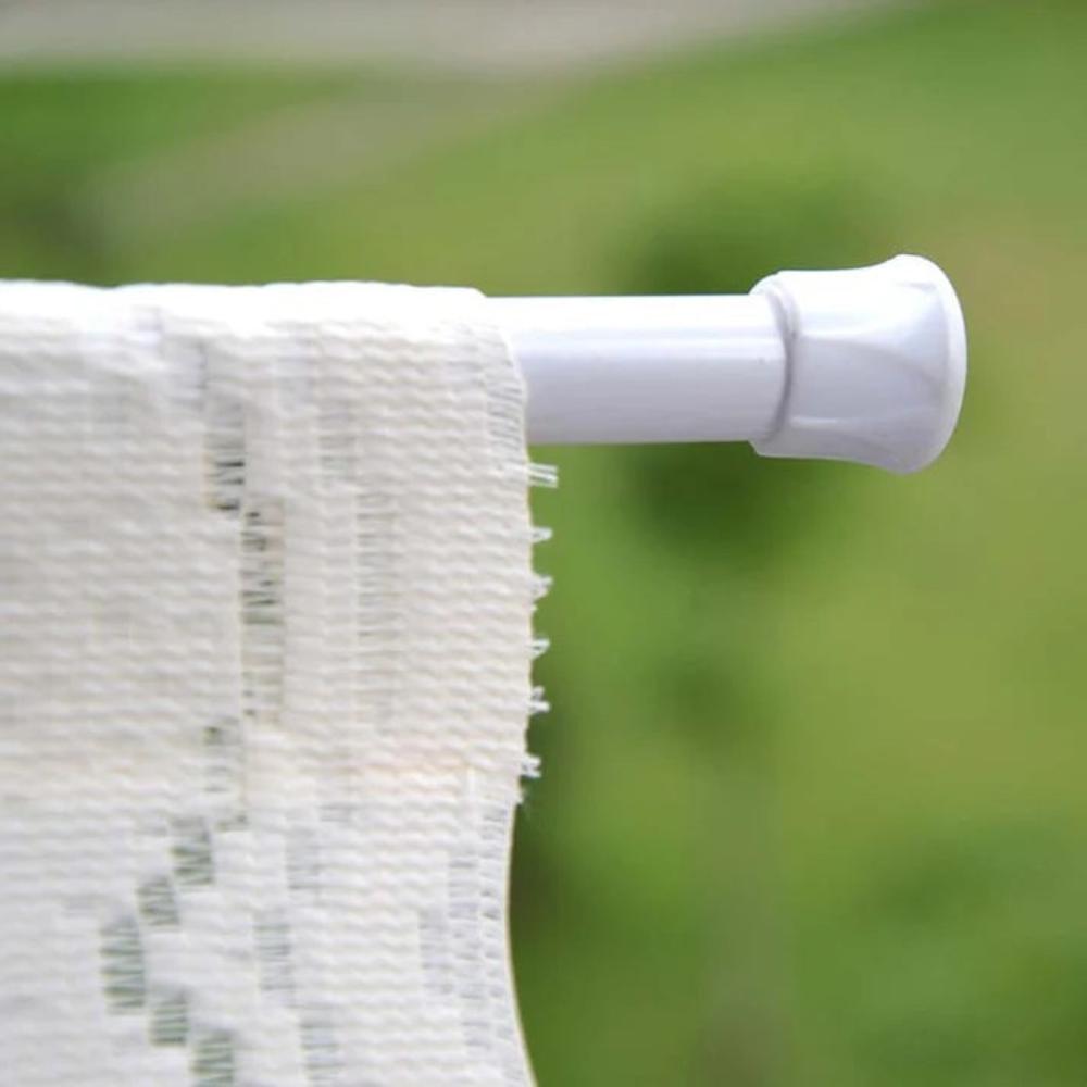 Aventis Curtain Rod - Lightweight Aluminum, No-Drill Installation 0