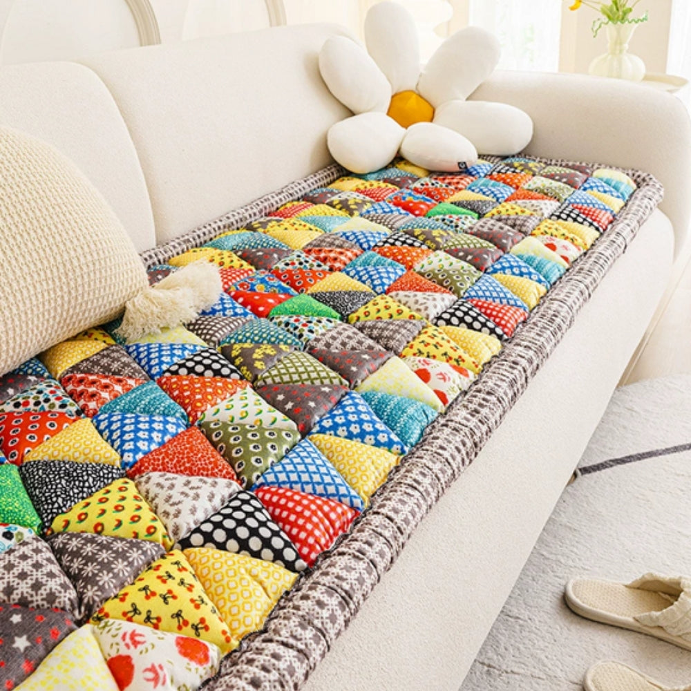 Breeze Sofa Cover - Extra-Thick Microfiber, Bohemian Style 1