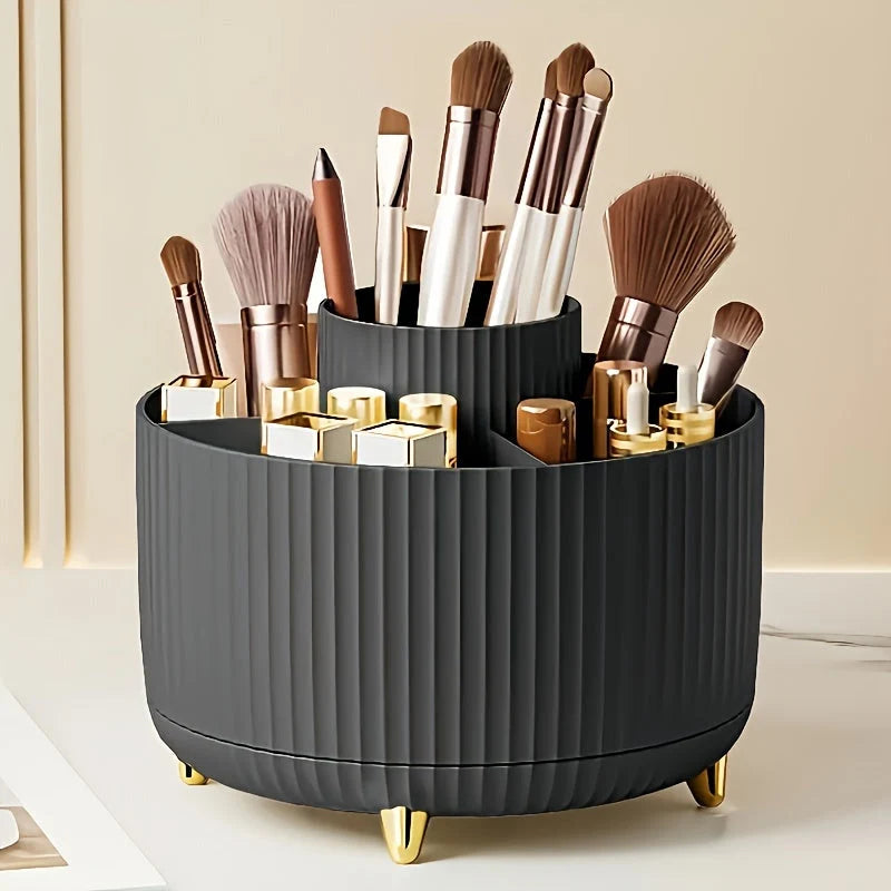 Celesta Makeup Organizer - 360° Rotating, Five Compartments 0