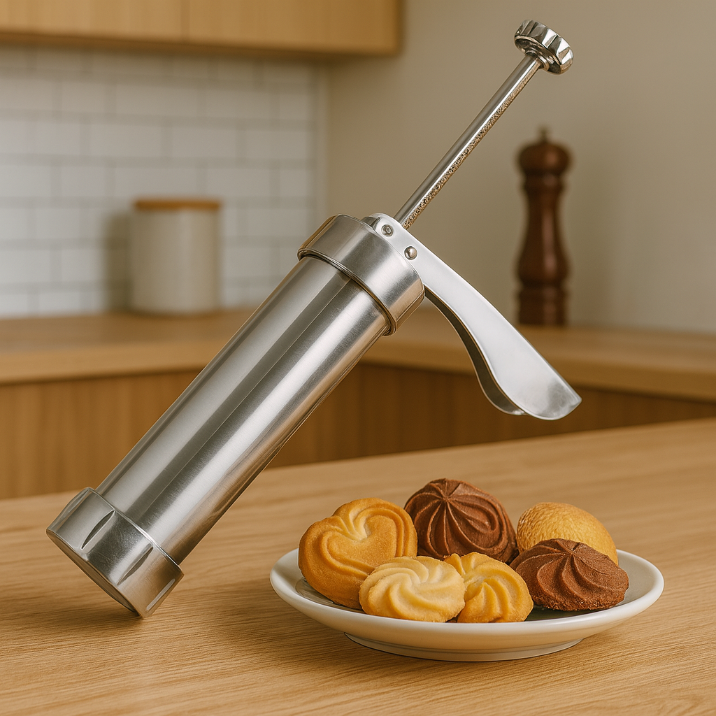PressBake – Aluminium Cookie Press Set – Precision Baking Tool