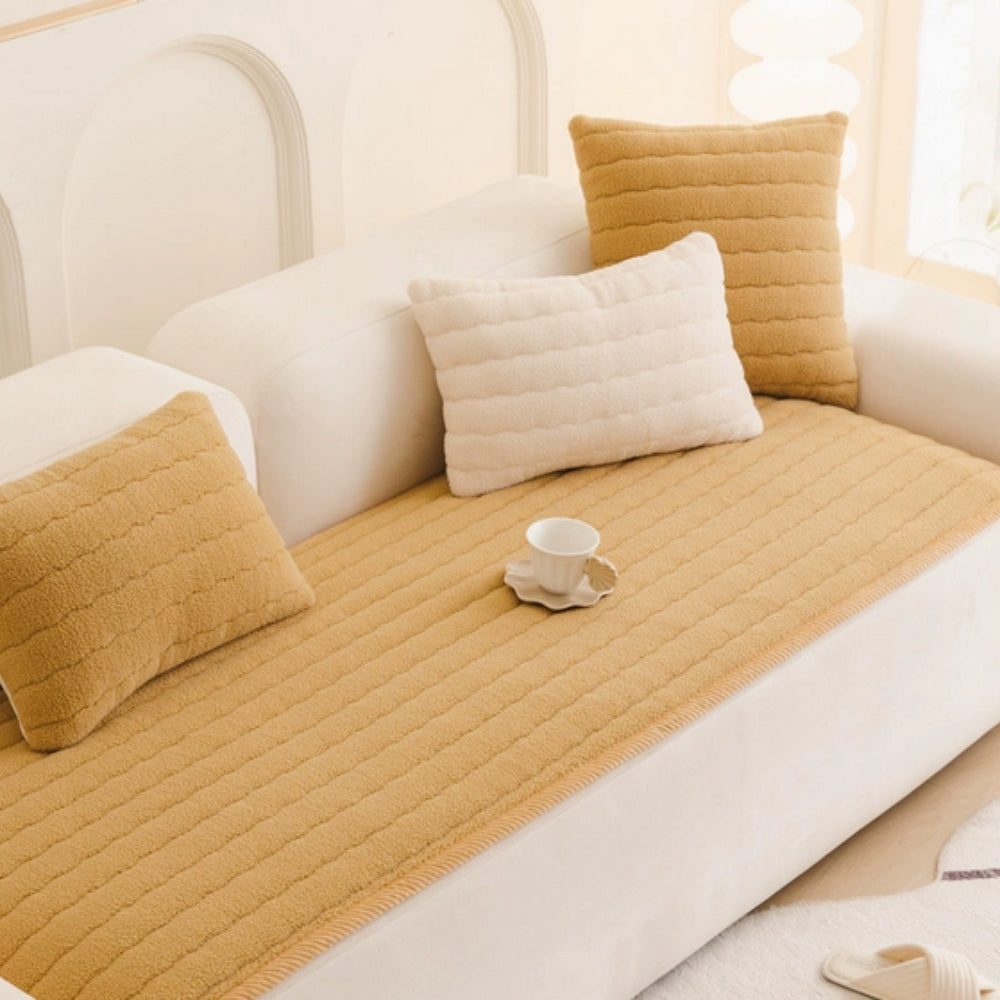 LuxeRest – Plush Sofa Protector