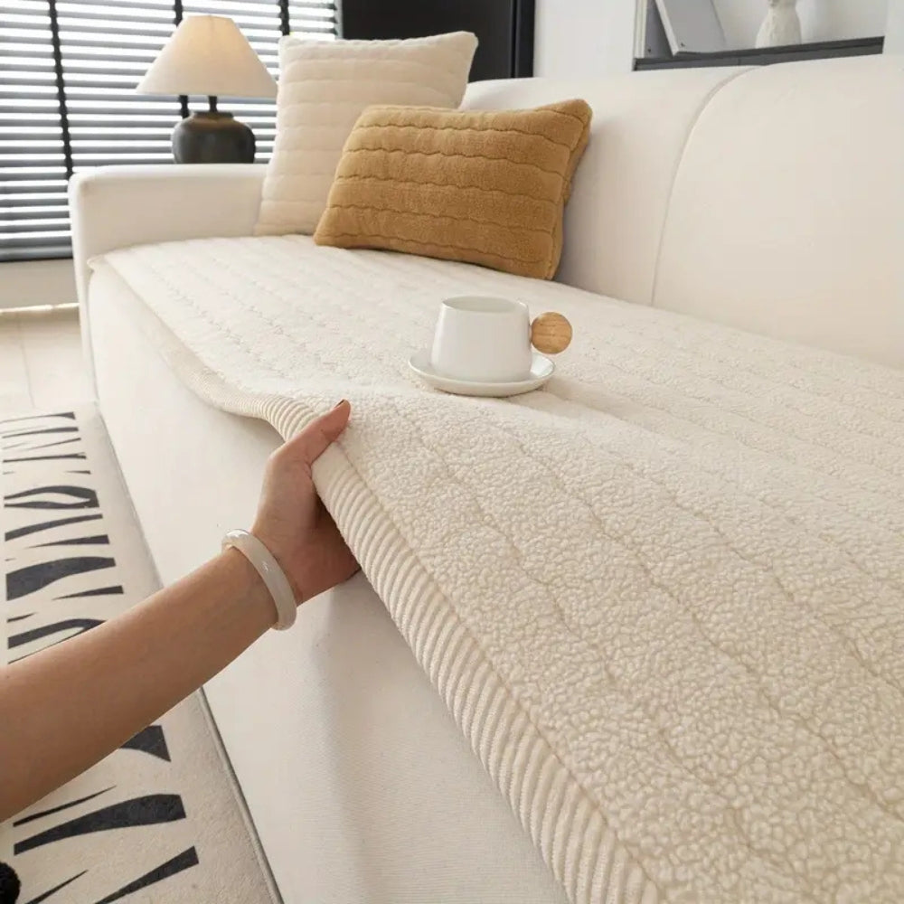 LuxeRest – Plush Sofa Protector
