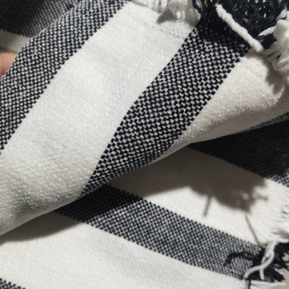 Cleo Sofa Cover - Breathable Chenille, Timeless Stripes 2