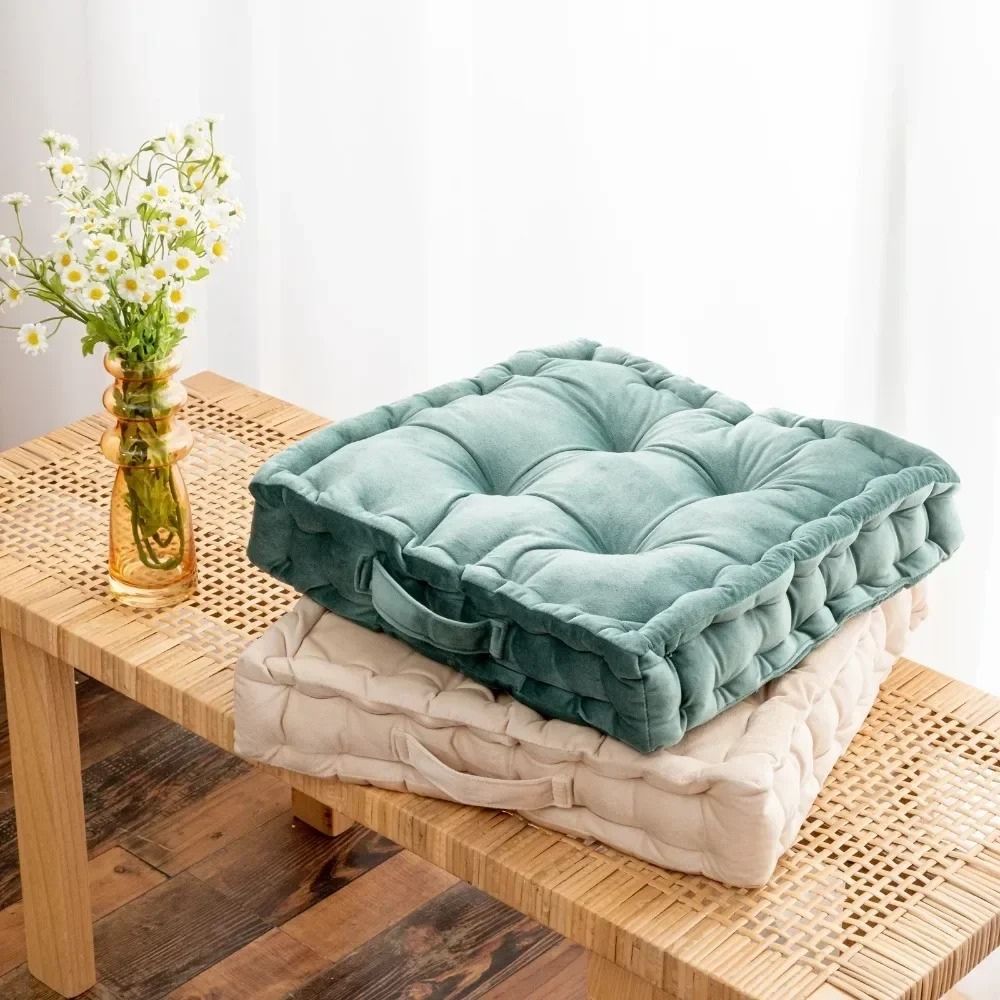 Cloudy Floor Cushion - Soft Microfiber, Multi-Use Floor Pillows 4