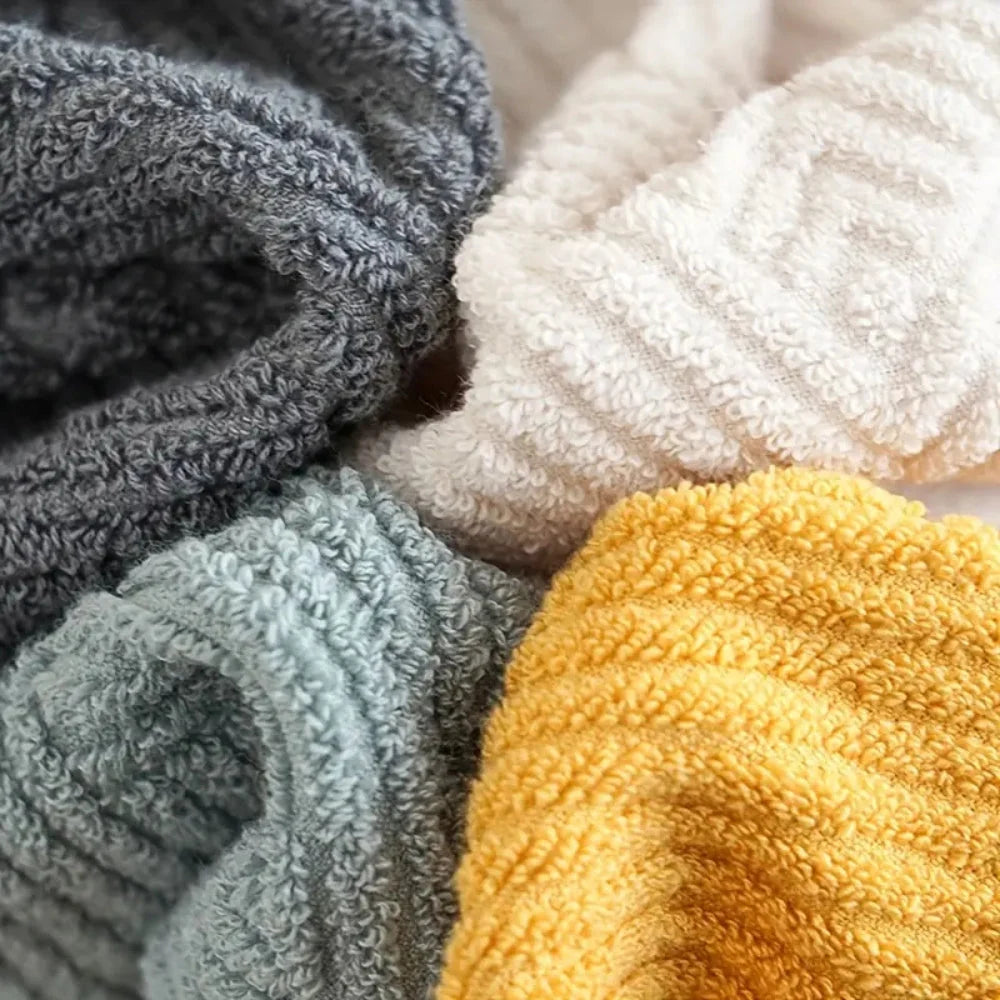 Creston Towel Set - 100% Cotton, Soft Absorbent 6pcs 6