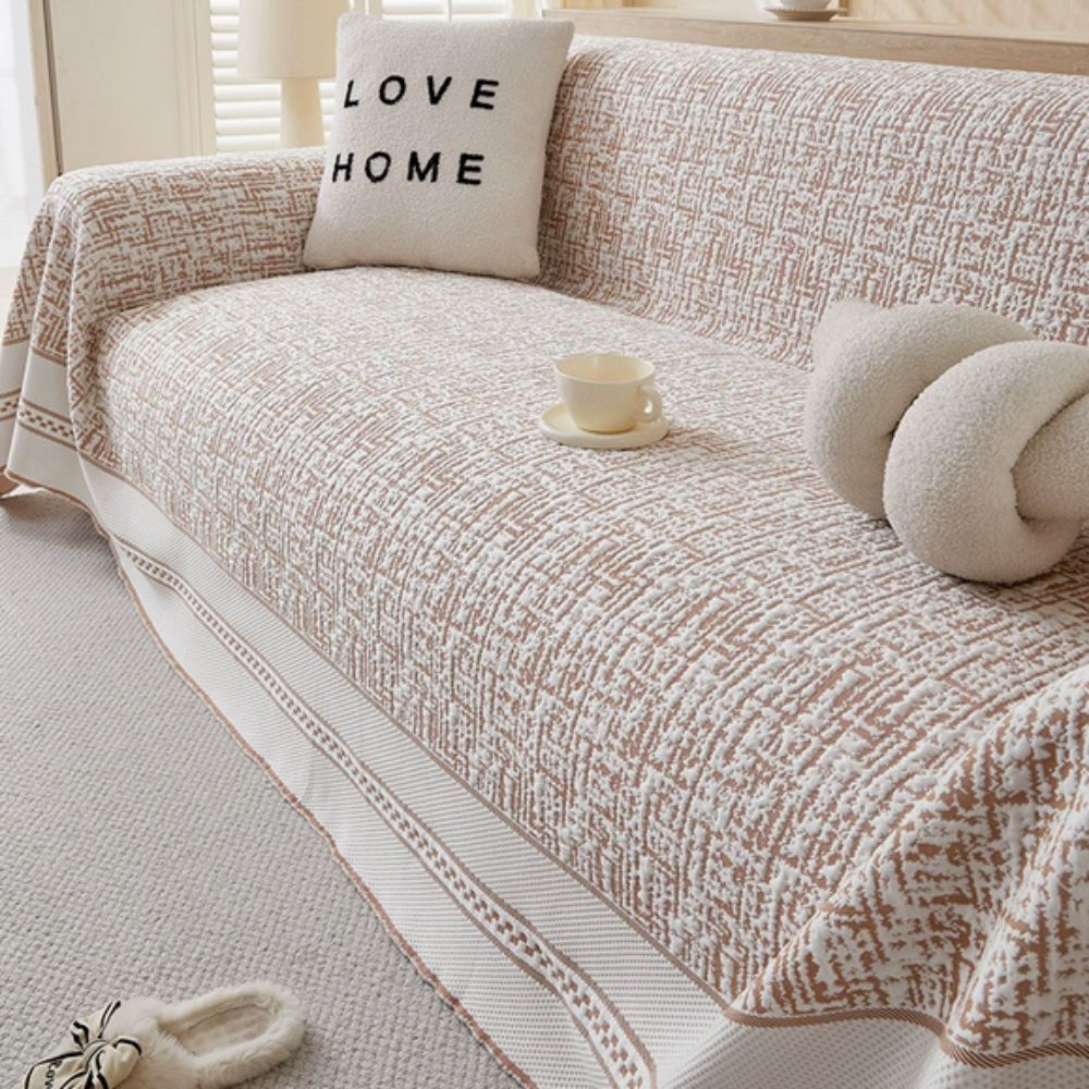 Crisp Chill Sofa Cover - Premium Ice Silk, Stretchable Fit 0