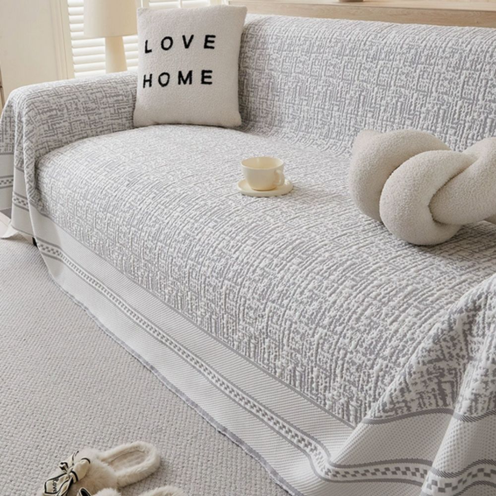Crisp Chill Sofa Cover - Premium Ice Silk, Stretchable Fit 7