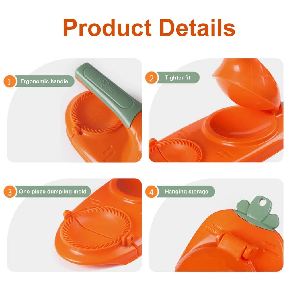 Dara Dumpling Maker - 2-in-1 Food-Grade Polymer, Ergonomic Design 4