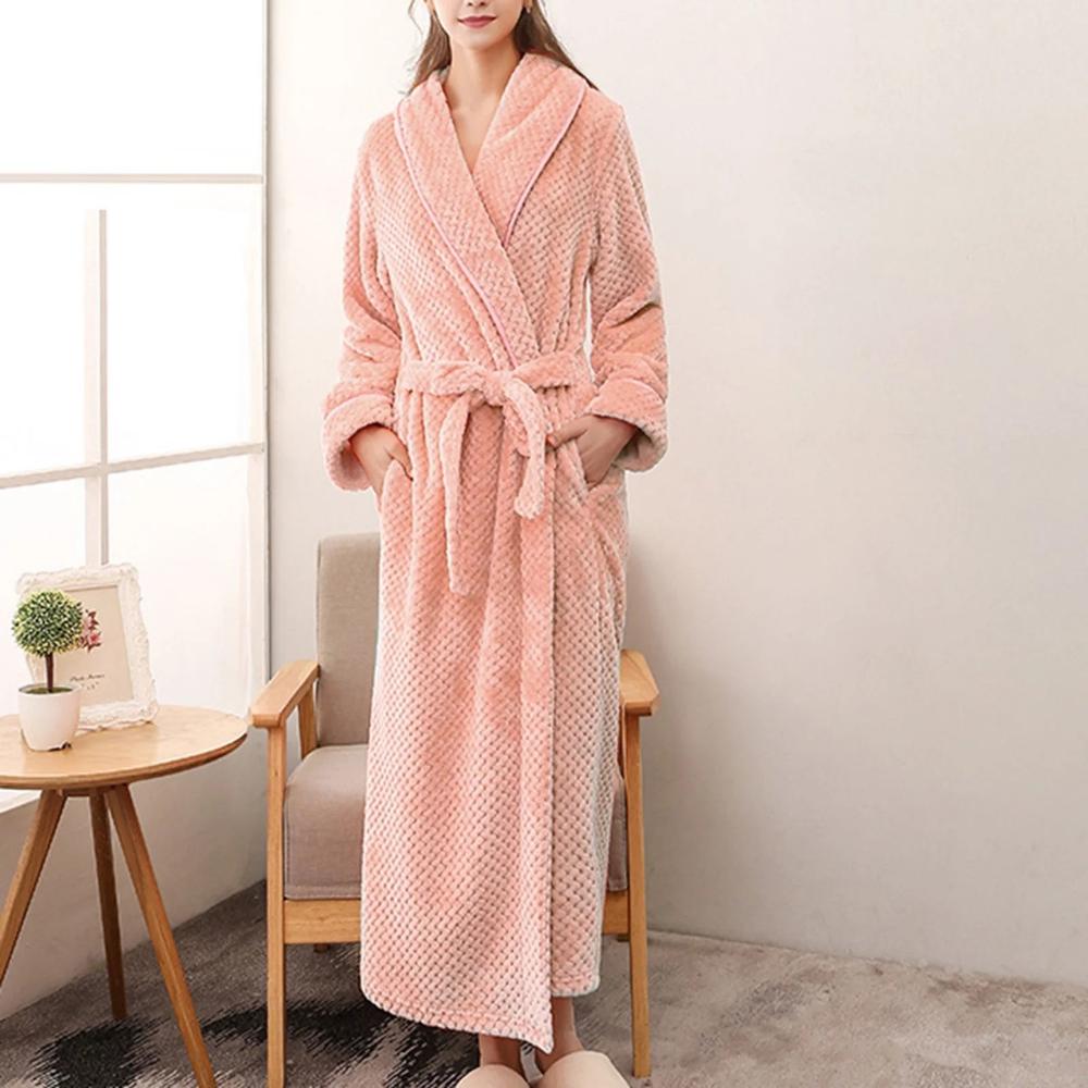 Dazzle Fleece Bathrobe - Soft Cozy Unisex, Perfect for Lounging 4