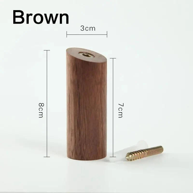 Elara Wall Hook - Solid Wood, Modern Coat Hook and Key Holder 8
