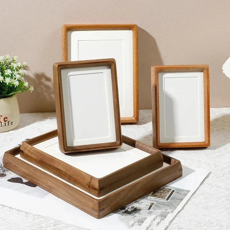 Elysia Photo Frame - Handcrafted Solid Wood, Elegant Design 1