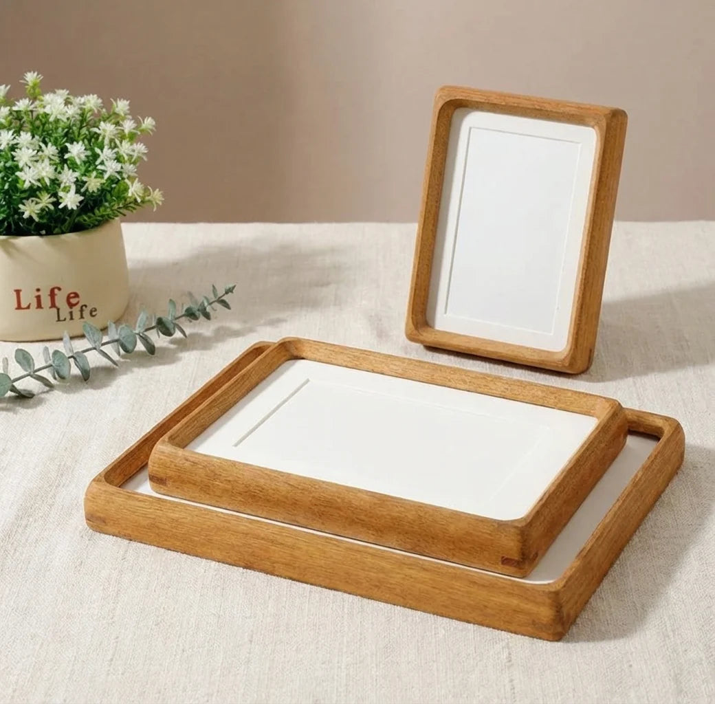 Elysia Photo Frame - Handcrafted Solid Wood, Elegant Design 6