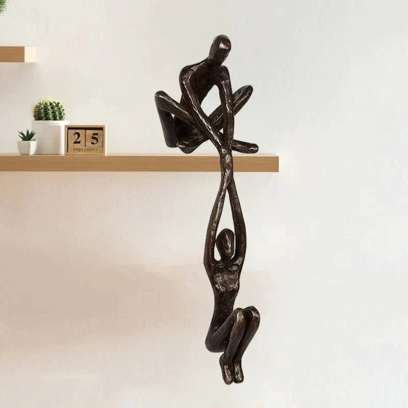 Elysium Love Sculpture - Resin Home Decor, Unique Wall Decor 6