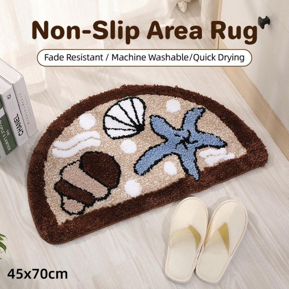 Fuzzy Bath Mat - Non-Slip, Colorful Design 2