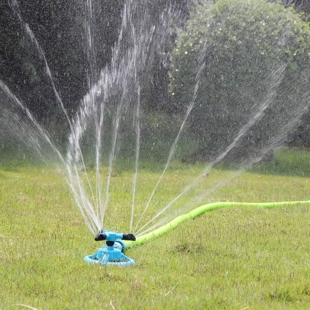 SpinSprout 360 – Compact Garden Sprinkler – Even Water Distribution Tool