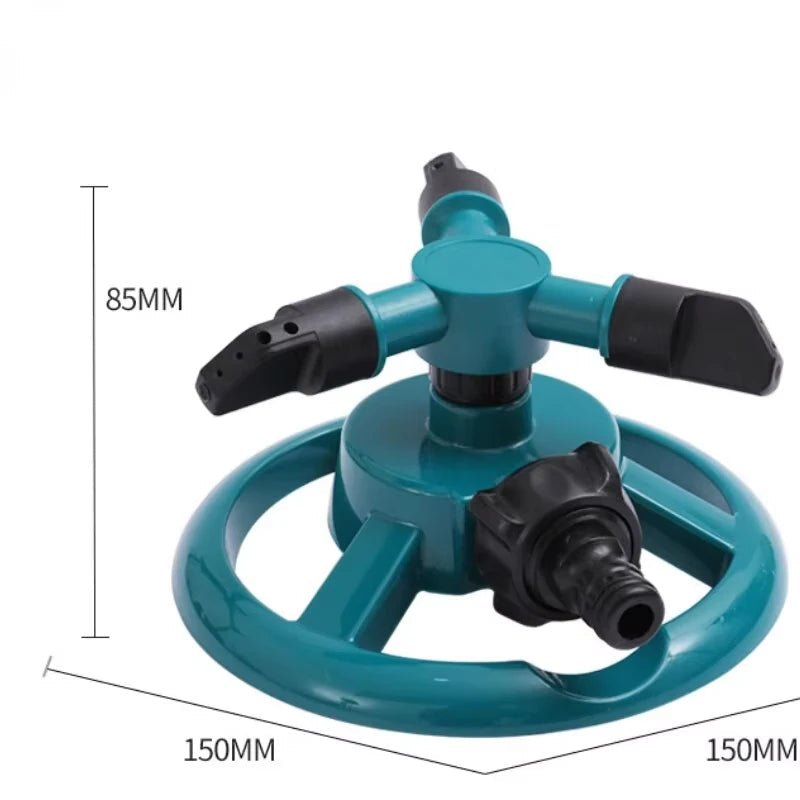 SpinSprout 360 – Compact Garden Sprinkler – Even Water Distribution Tool