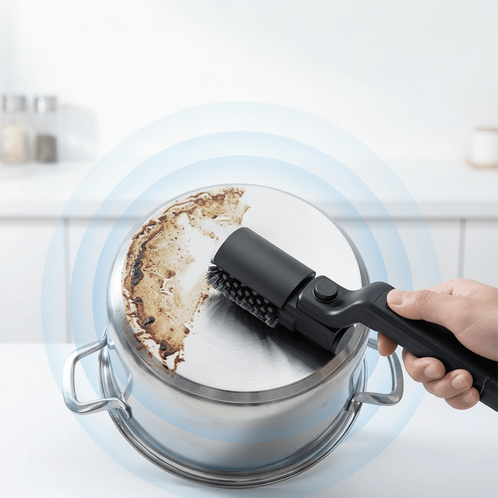 Glimmer Electric Grill Brush - Ergonomic Handle, 3 Adjustable Settings 6