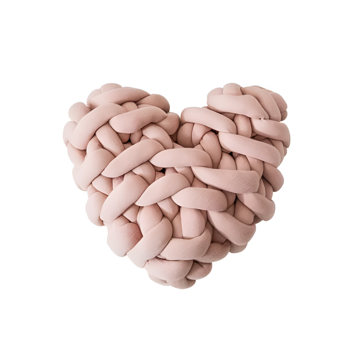 Harmony Heart Cushion - Handmade Cotton, Plush Design 7