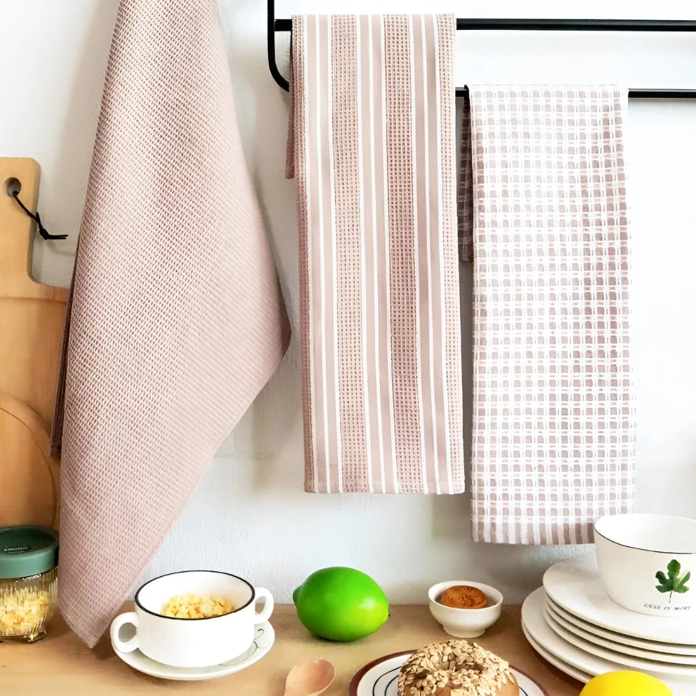 Haven Kitchen Towels Set - Microfiber Quick-Dry, Best for Dishes and Cleaning 5