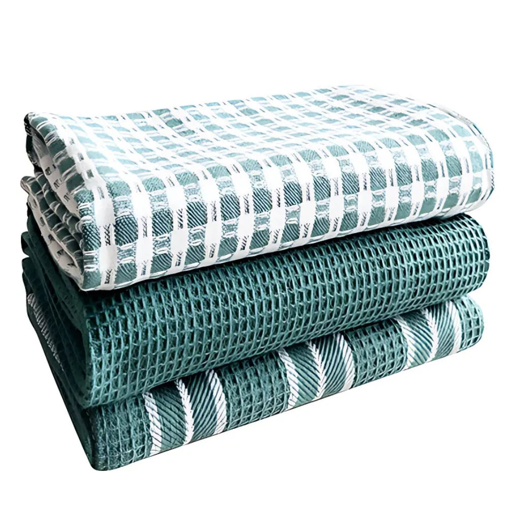 Haven Kitchen Towels Set - Microfiber Quick-Dry, Best for Dishes and Cleaning 9