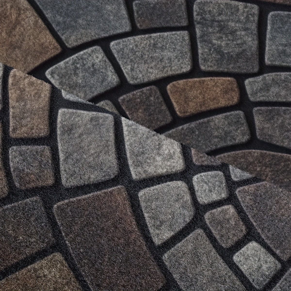 Haven Mosaic Door Mat - Non-Slip Polyester, Indoor Outdoor Use 6