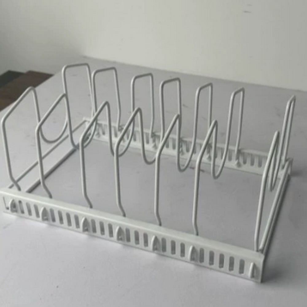 Ironclad Kitchen Rack - Adjustable Iron Utensil Holder 5