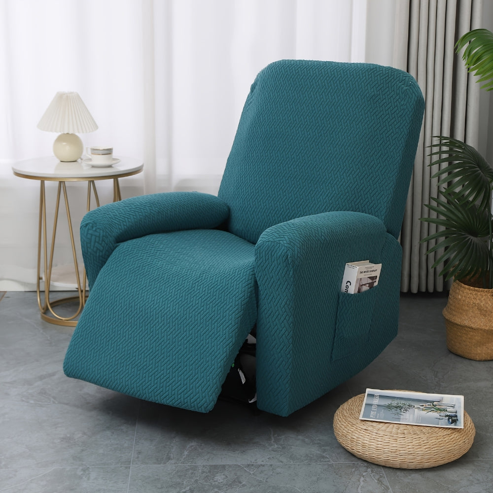 Juno Recliner Chair Cover - Soft Microfiber with Pocket, Fitted Protection 7