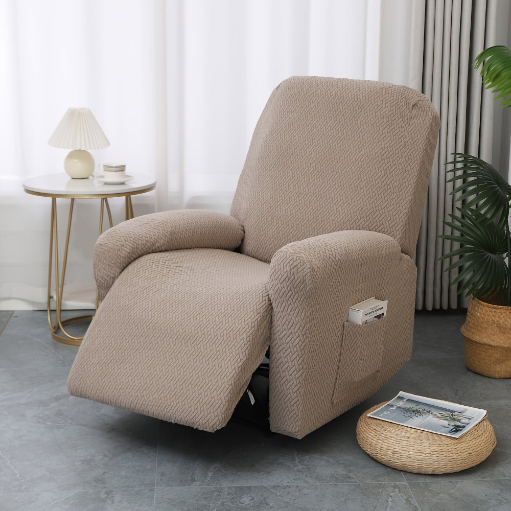 Juno Recliner Chair Cover - Soft Microfiber with Pocket, Fitted Protection 9
