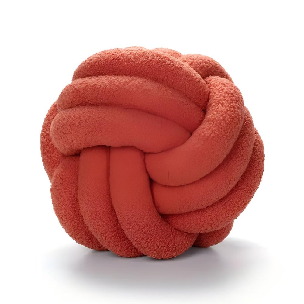 Knotty Cushion - Soft Lambswool, Cozy Flower Design 5