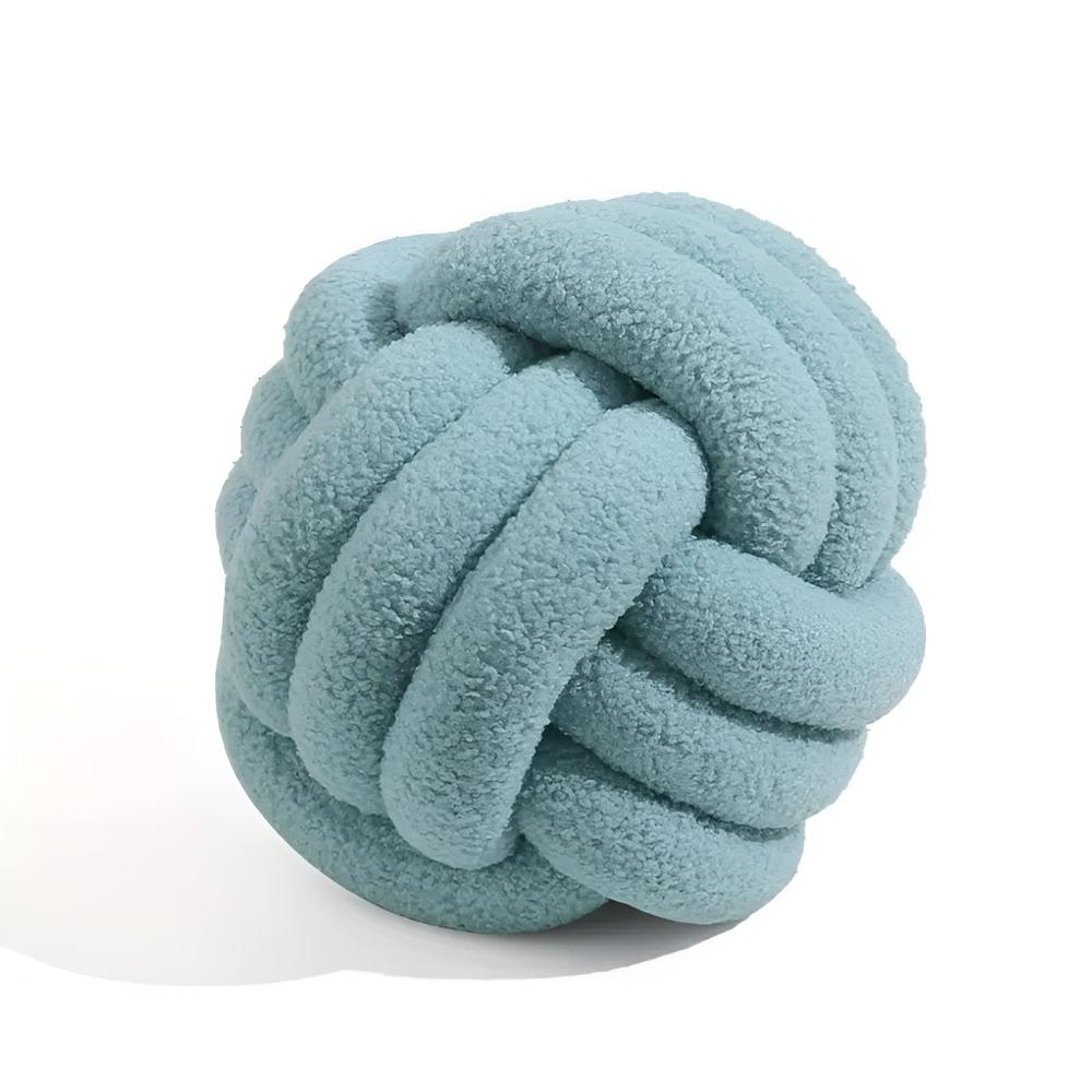 Knotty Cushion - Soft Lambswool, Cozy Flower Design 7