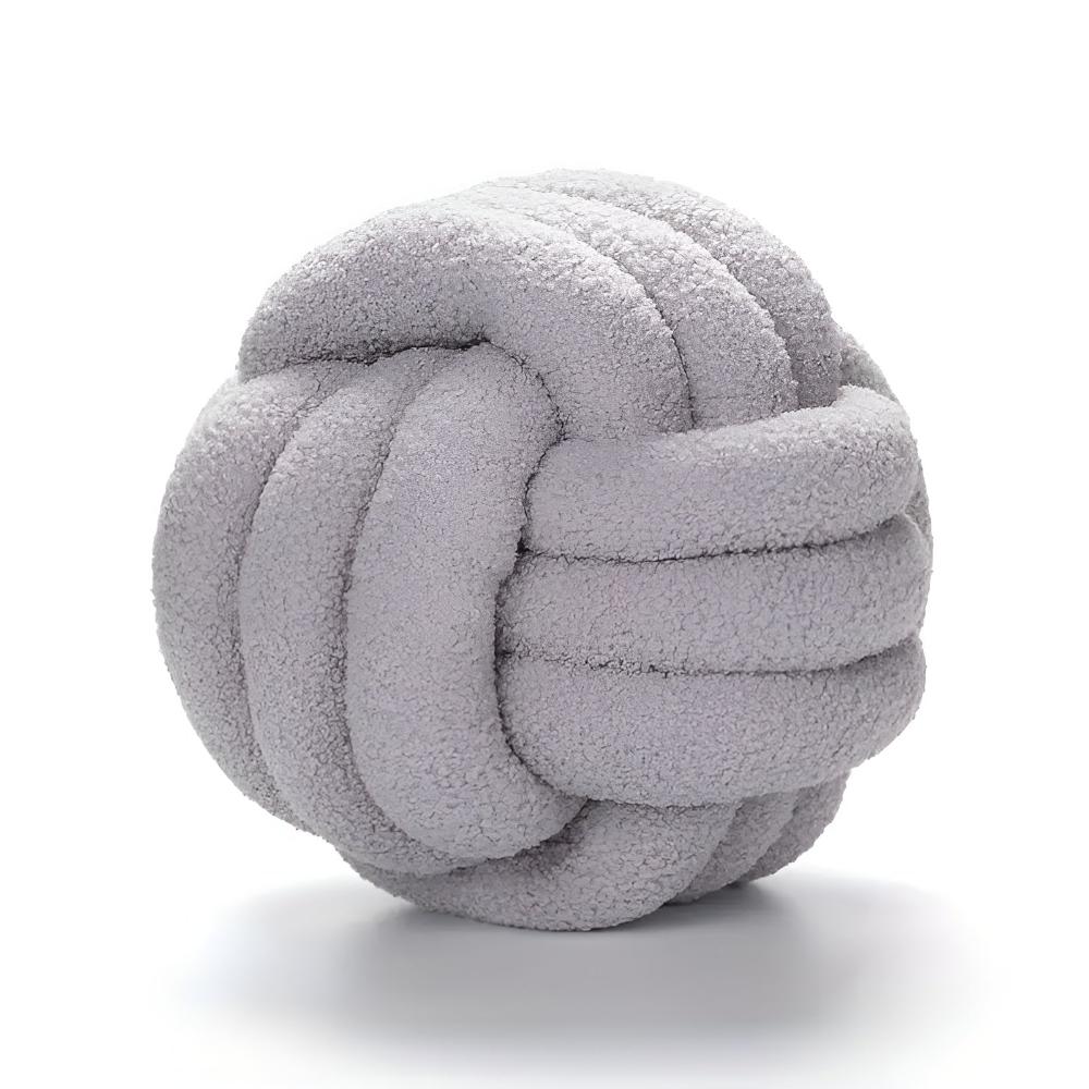 Knotty Cushion - Soft Lambswool, Cozy Flower Design 8