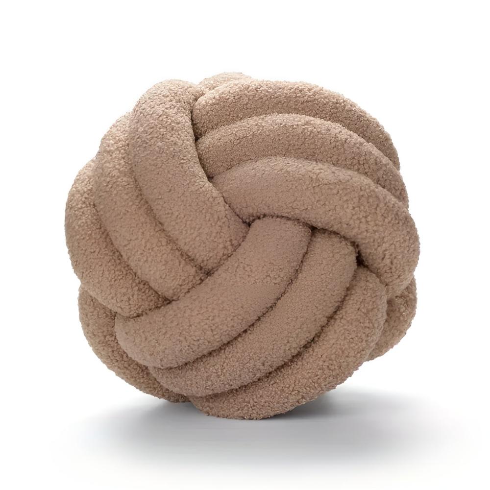 Knotty Cushion - Soft Lambswool, Cozy Flower Design 9