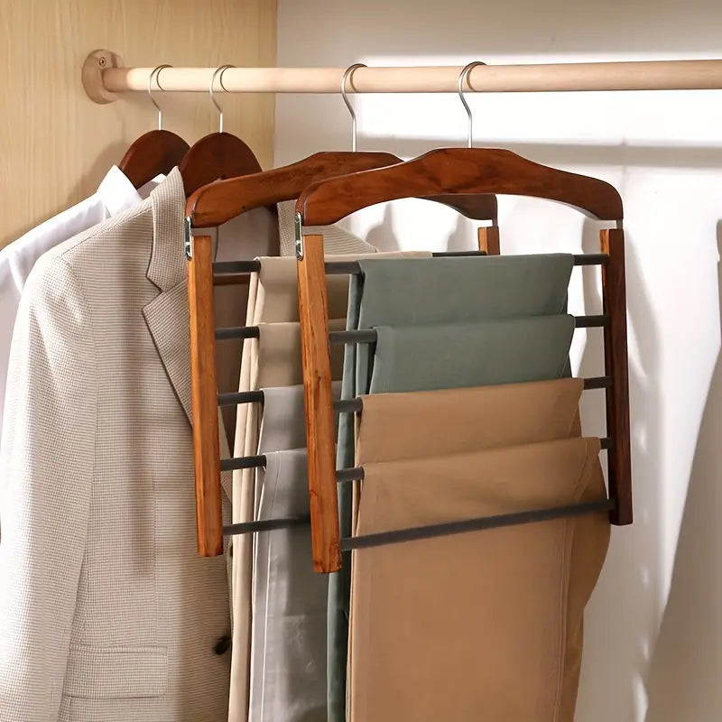 Liora Wooden Coat Hanger - Solid Wood, Elegant Design 0