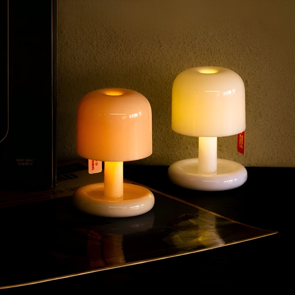 Lumia Mushroom Night Light - Portable PC Lamp, Soft Glow 4