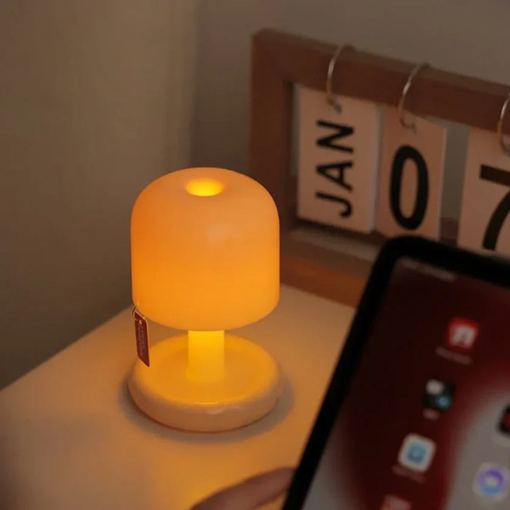 Lumia Mushroom Night Light - Portable PC Lamp, Soft Glow 7