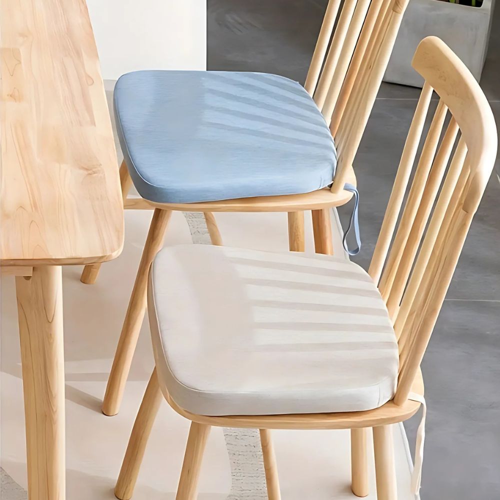 Lunari Chair Cushion - Microfiber Blend, Tufted Design for Dining and Patio Chairs 2