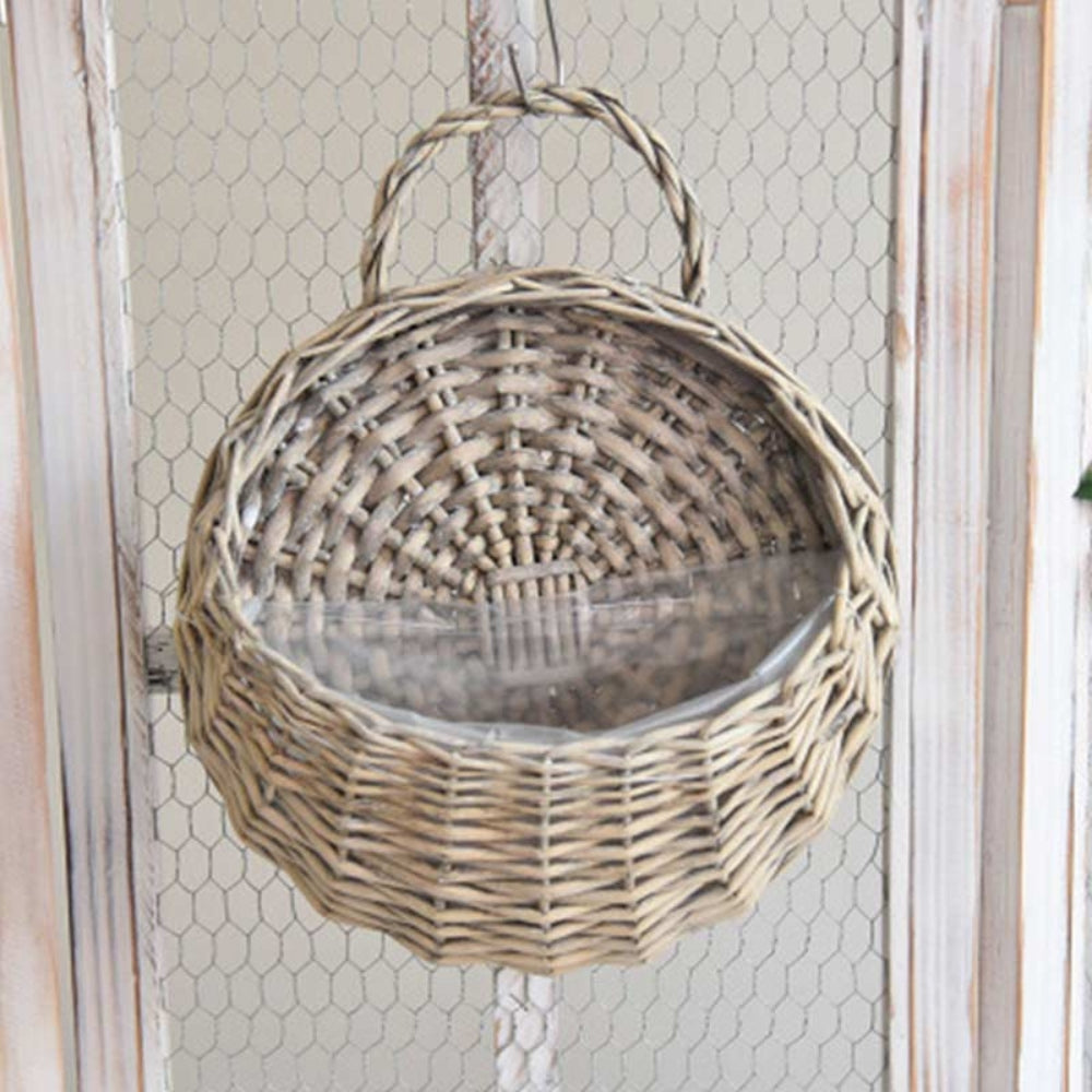 WillowNest Basket - Hanging Storage Basket - Rustic Style - Natural Decor