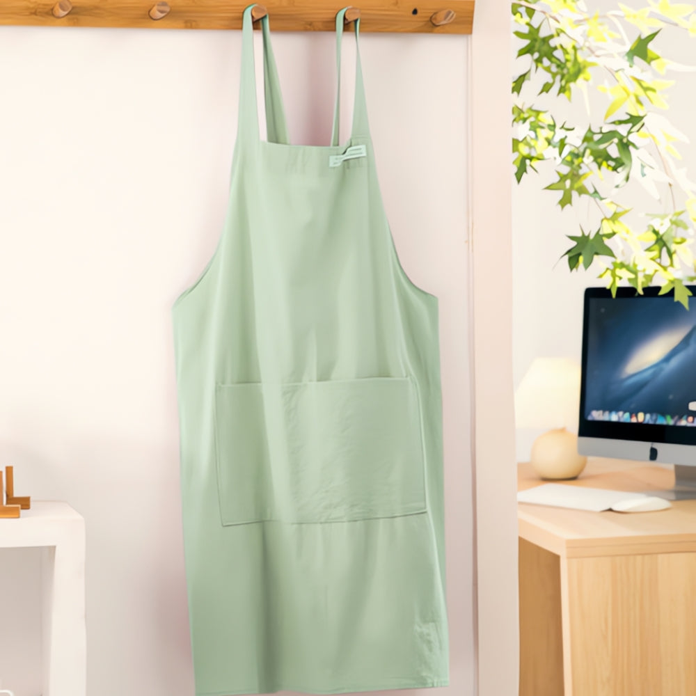 Maven Chef Apron - Cotton, Cross-Back Design with Pockets 2