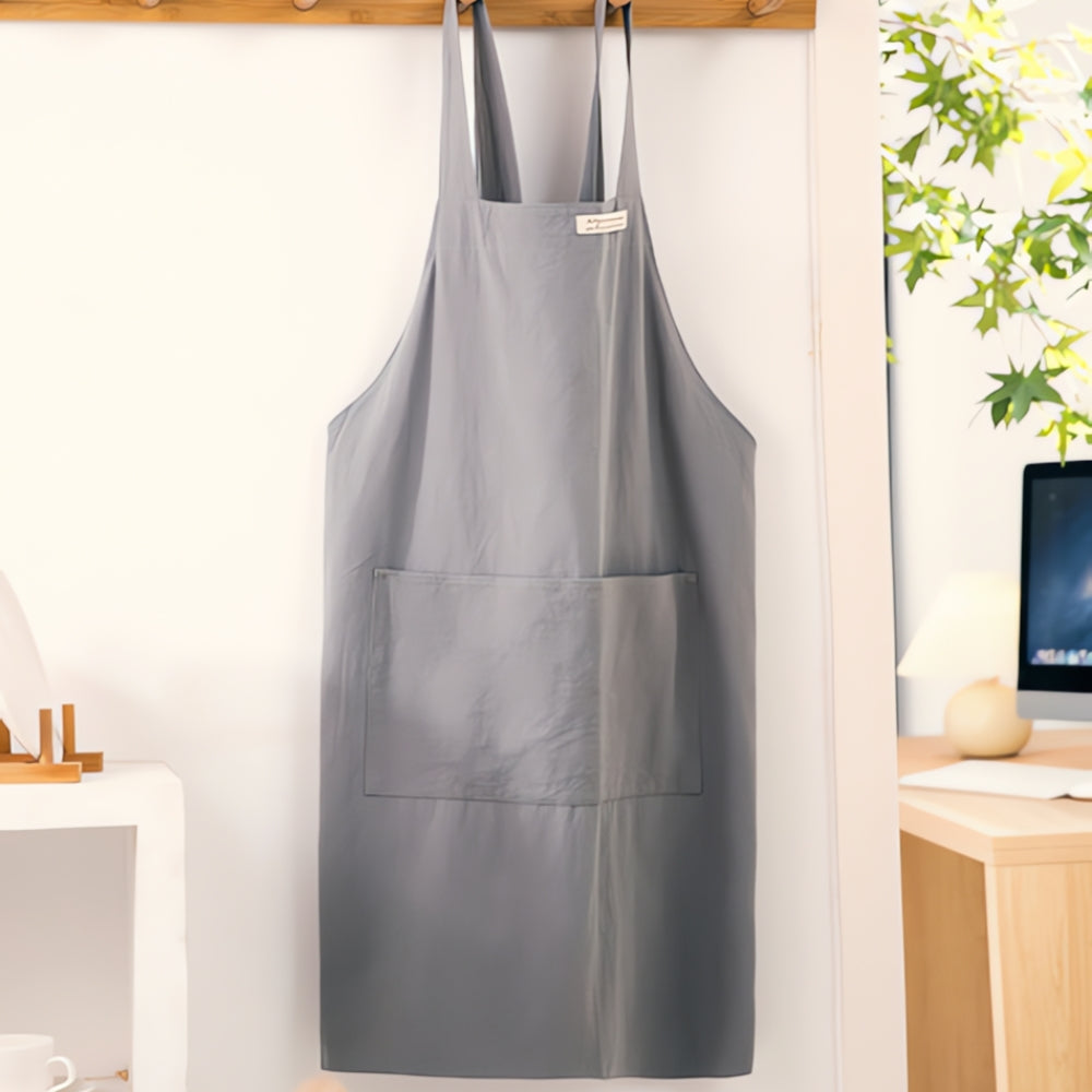 Maven Chef Apron - Cotton, Cross-Back Design with Pockets 3