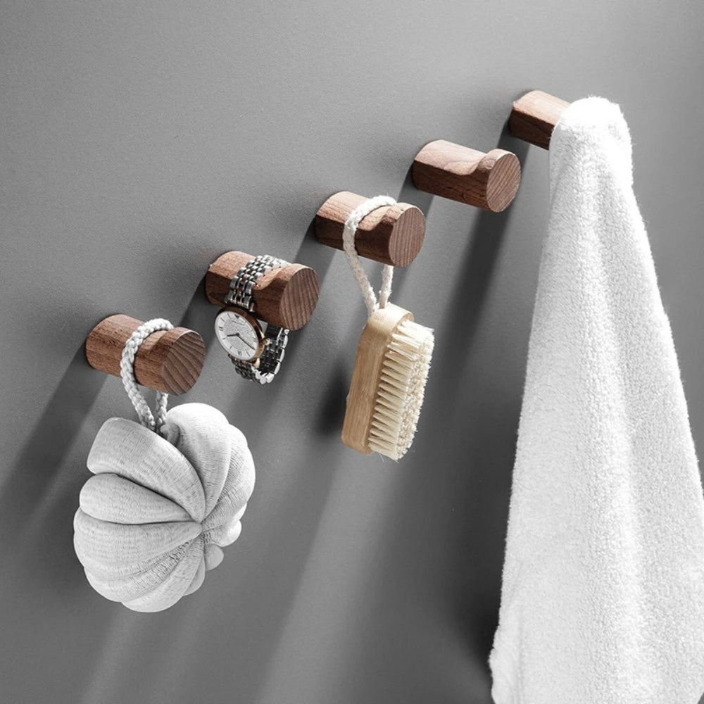 Maven Wall Hook - Beech Wood, Minimalist Coat Hook for Wall 1