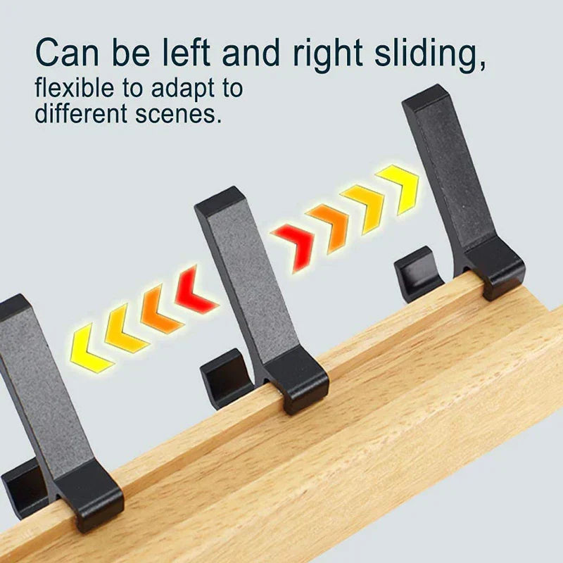 ScandiHook Rail – Wall-Mounted Coat Hooks – Scandinavian Storage Solution
