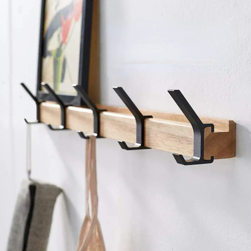 ScandiHook Rail – Wall-Mounted Coat Hooks – Scandinavian Storage Solution
