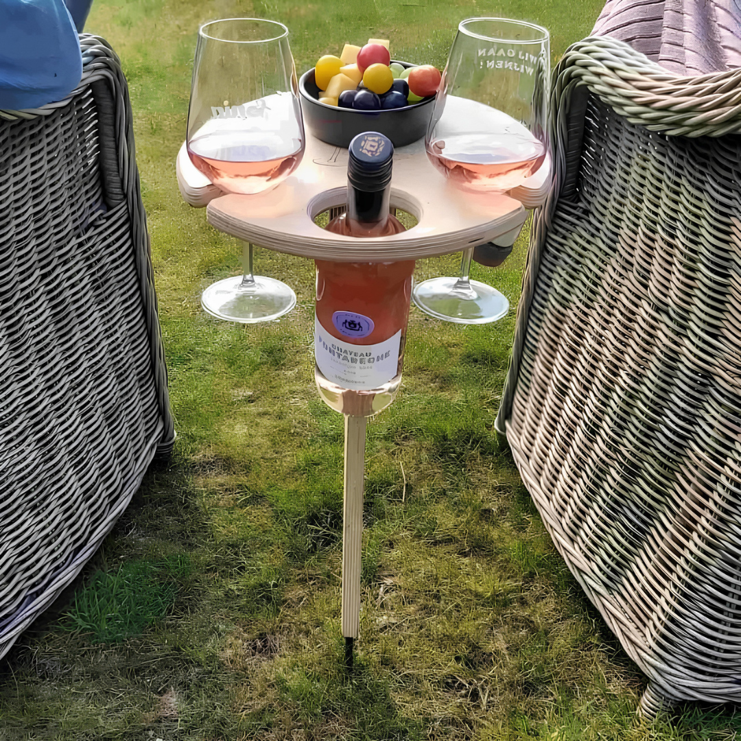 Picky Portable Picnic Table - High-Quality Wood, Compact Design