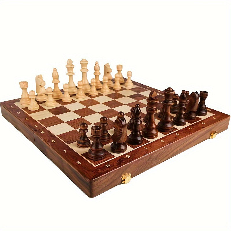 Pryden Wooden Chess Set - Solid Wood, Elegant Design 6