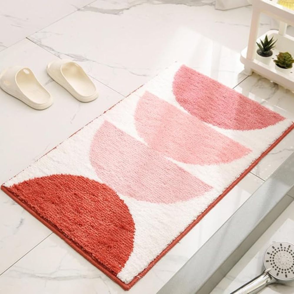 Rainbow Sunset Bath Mat - Microfiber, Non-Slip, Absorbent 3