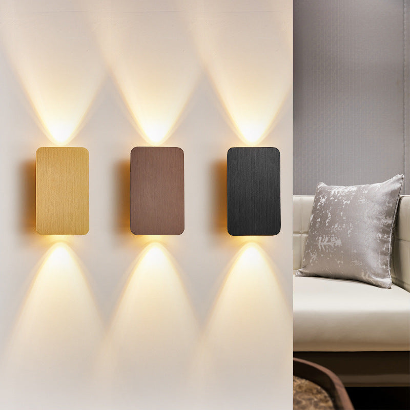 Ravello Wall Sconce - Rectangular Metal, Warm White LED 2